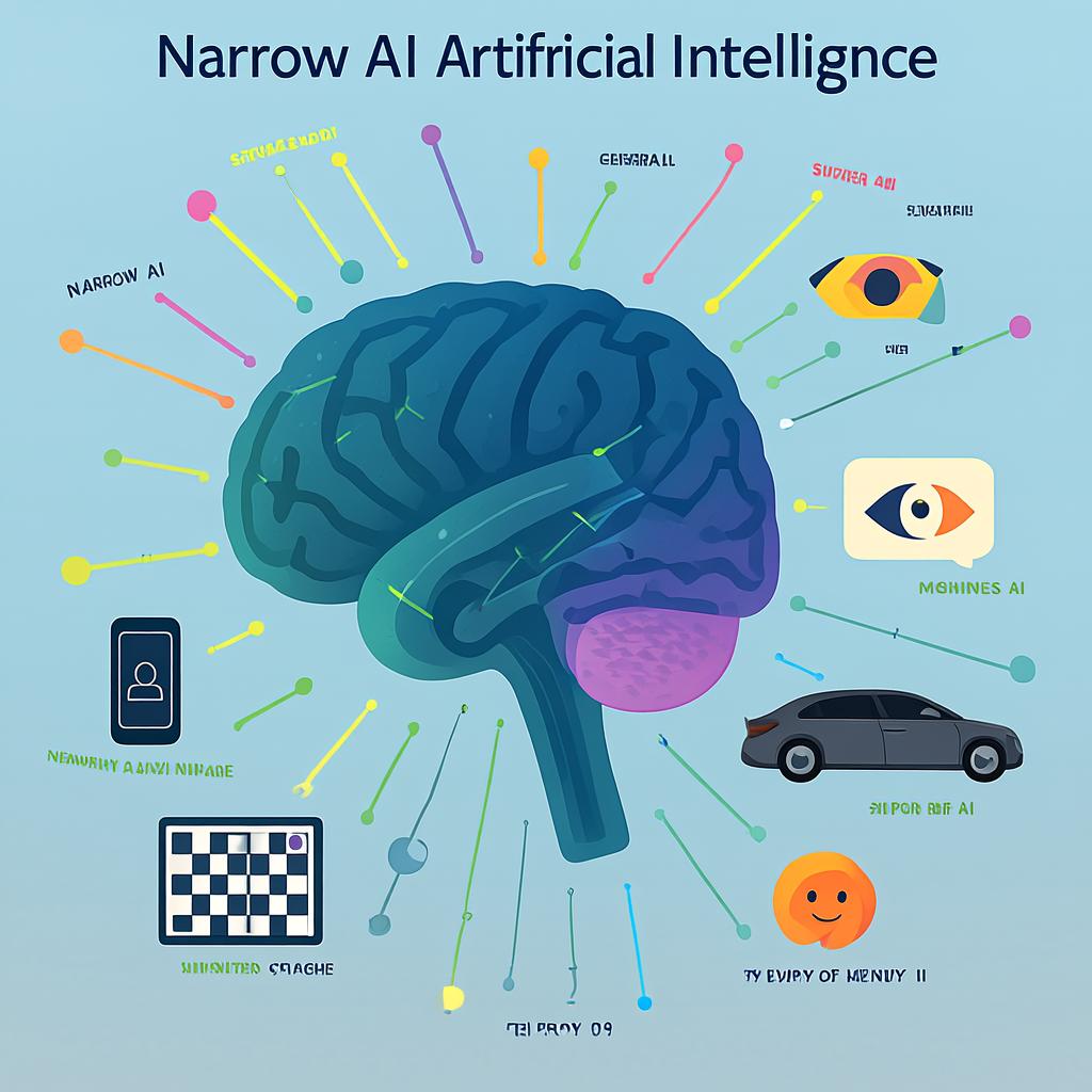Seven types of artificial intelligence visual representation